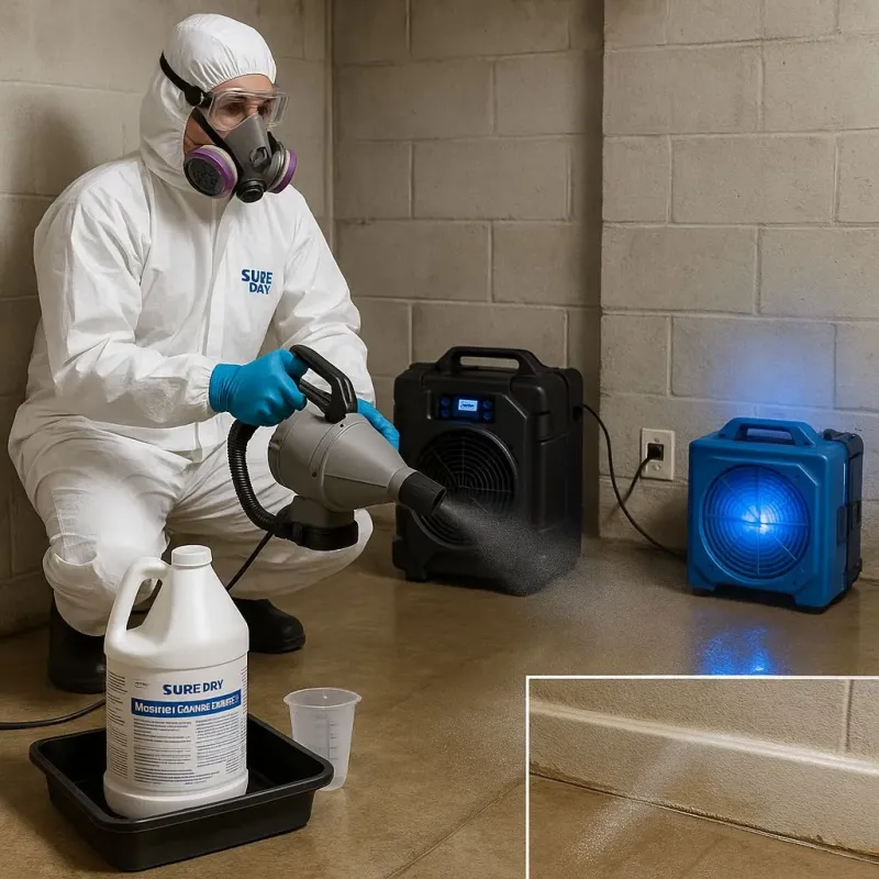 Sanitization and Odor Removal process in Parkers Prairie, MN